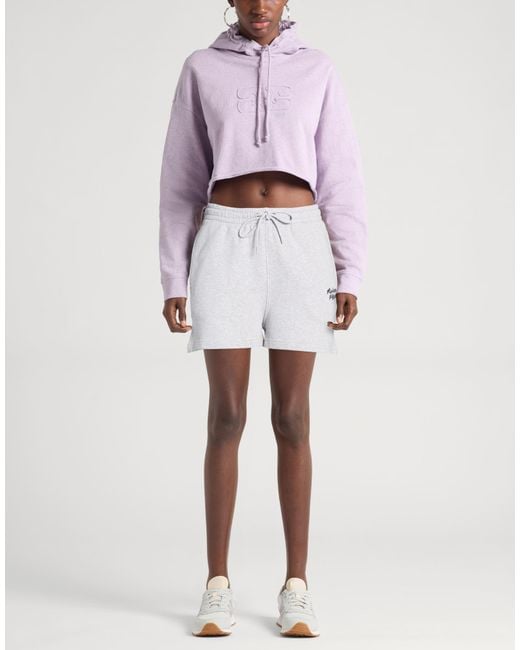 Maison Kitsuné Gray Shorts & Bermuda Shorts Cotton