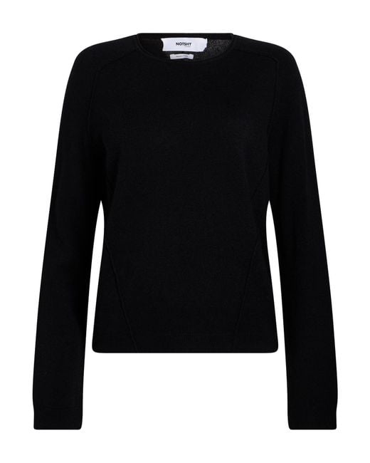 Pullover Not Shy de color Black