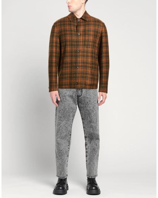 Montedoro Brown By Slowear Jacket Virgin Wool, Cashmere for men