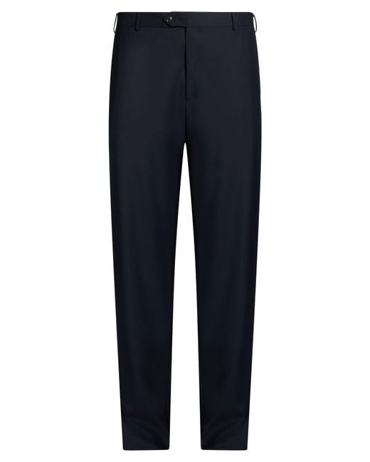 Corneliani Blue Pants Virgin Wool for men