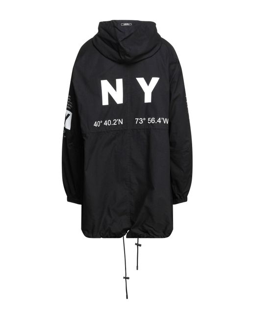 Buscemi Black Overcoat & Trench Coat for men