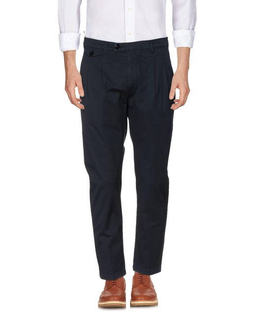 PMDS PREMIUM MOOD DENIM SUPERIOR Blue Pants Cotton, Elastane for men
