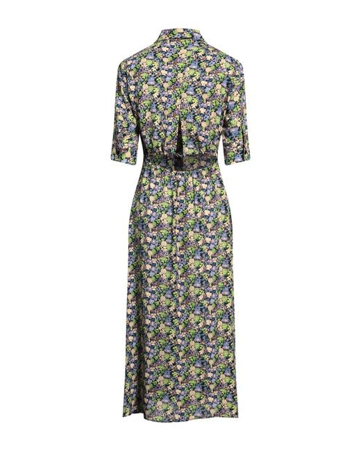 Maje Green Midi Dress Polyester