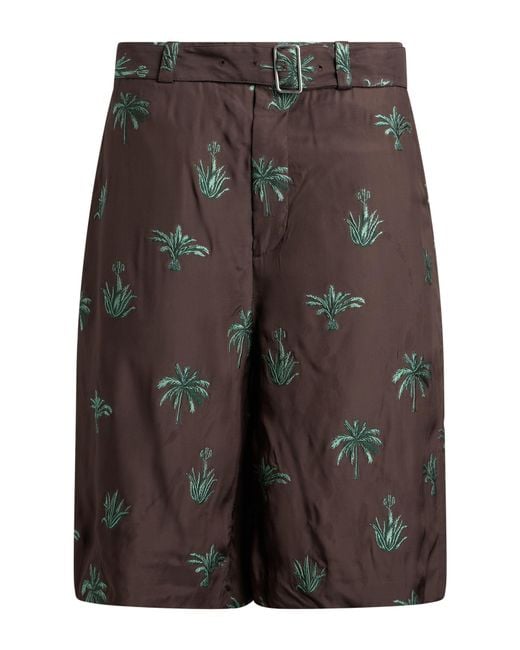 Jil Sander Gray Dark Shorts & Bermuda Shorts Polyester for men