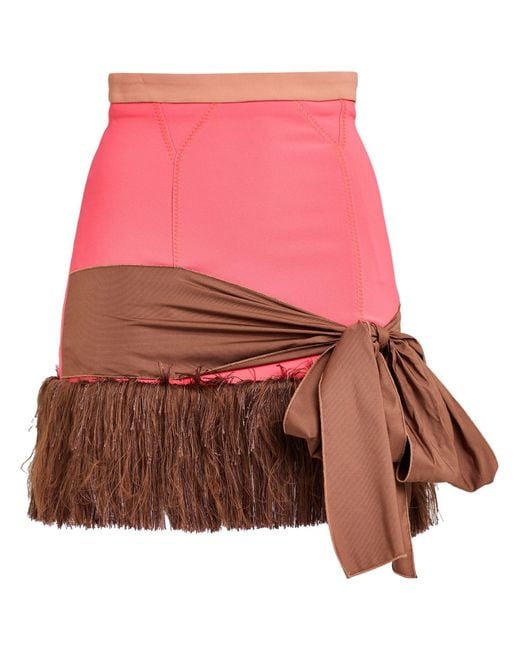 Elisabetta Franchi Pink Mini Skirt