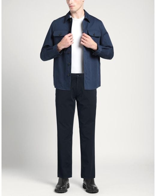 Cruna Blue Midnight Pants Cotton for men