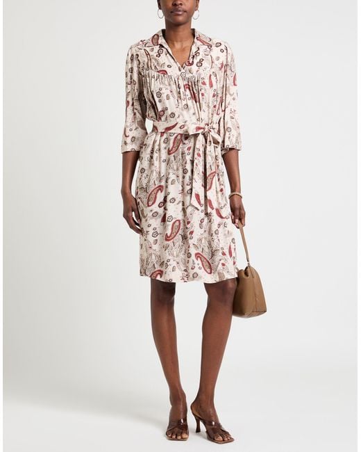 CONNOR & BLAKE White Midi Dress Viscose
