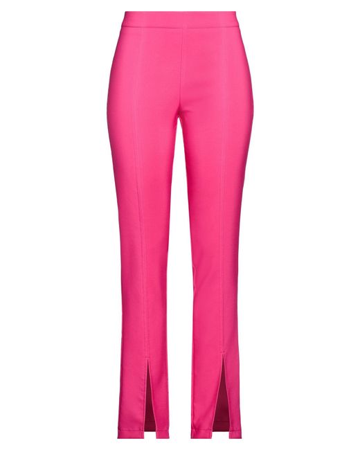 Rinascimento Pink Pants Polyester, Elastane