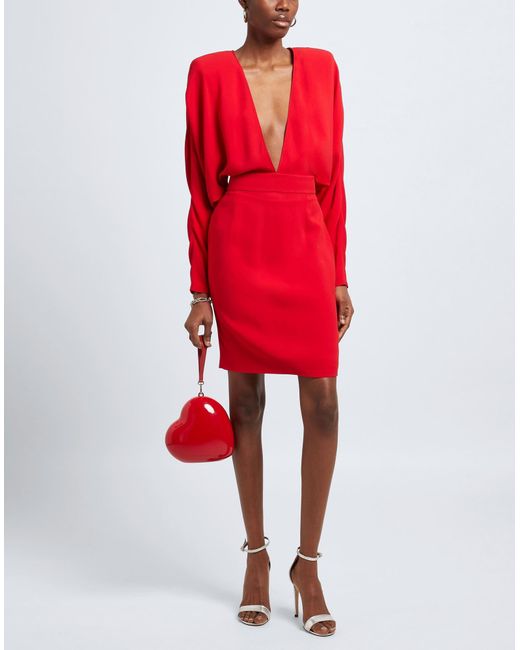 Alexandre Vauthier Red Mini Dress