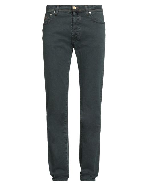 Jacob Cohen Gray Jeans Cotton, Lycra for men