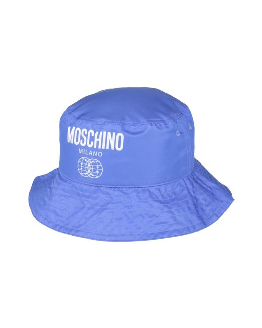 Moschino Blue Hat for men