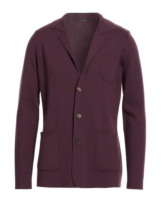 Cruciani Purple Blazer Wool for men