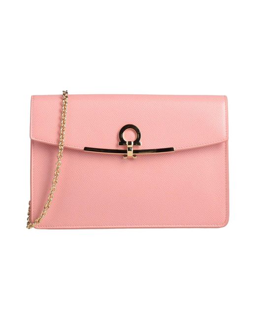 Ferragamo Pink Cross-Body Bag Leather