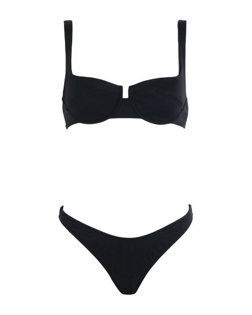 Reina Olga Synthetic Bikini in Black | Lyst