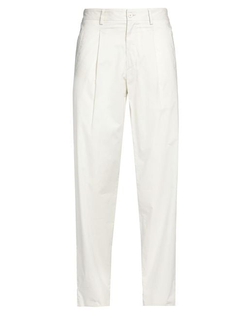 Lardini White Trouser for men