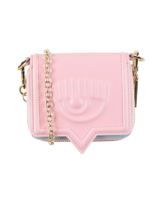 Chiara Ferragni Pink Crossbody Wallet