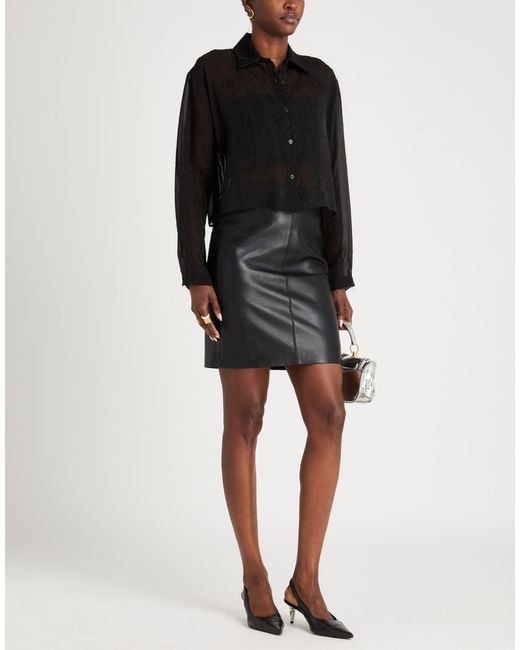 Alysi Black Crème Shirt Cupro, Polyamide