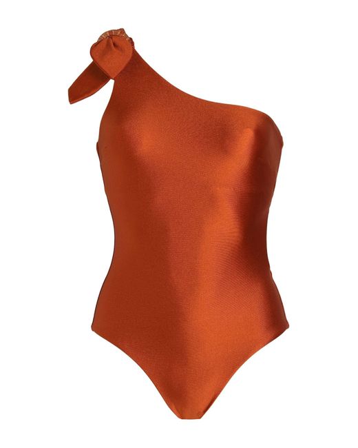 Zimmermann Orange One-piece Swimsuit