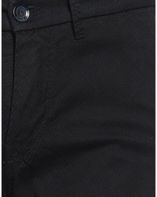 RE_HASH Black Pants Cotton, Elastane for men