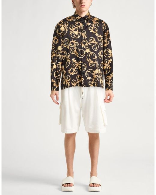 Camisa Versace de hombre de color Black