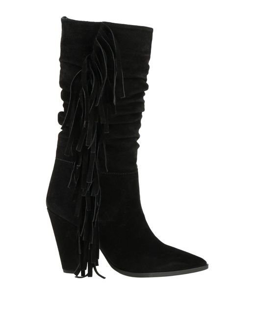 Dondup Black Boot Leather
