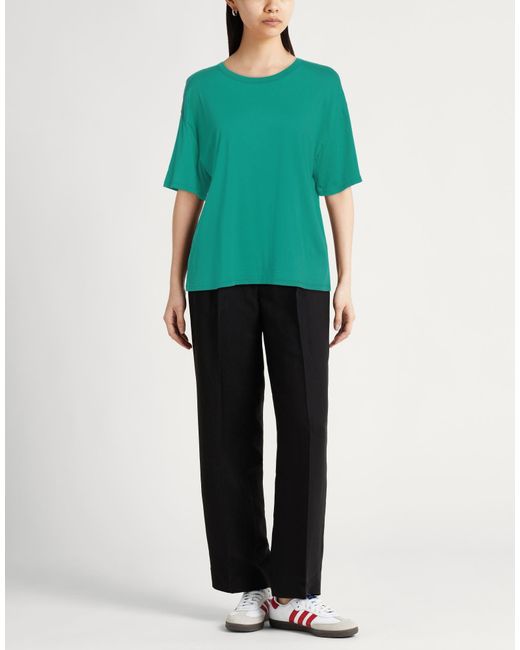 Majestic Filatures Green Emerald T-Shirt Organic Cotton