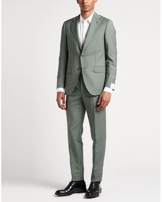 Traje Caruso de hombre de color Green