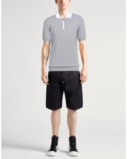Polo Kiton pour homme en coloris Gray