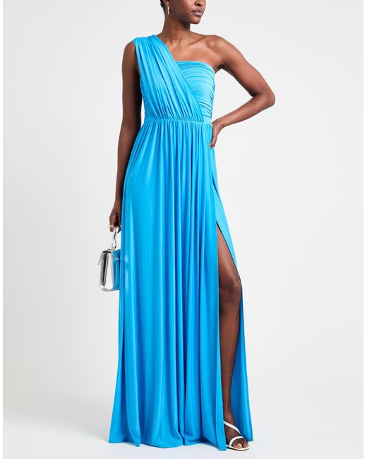 Relish Blue Maxi-Kleid