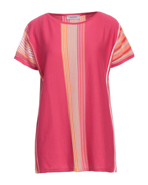 Gran Sasso Pink Sweater Cotton