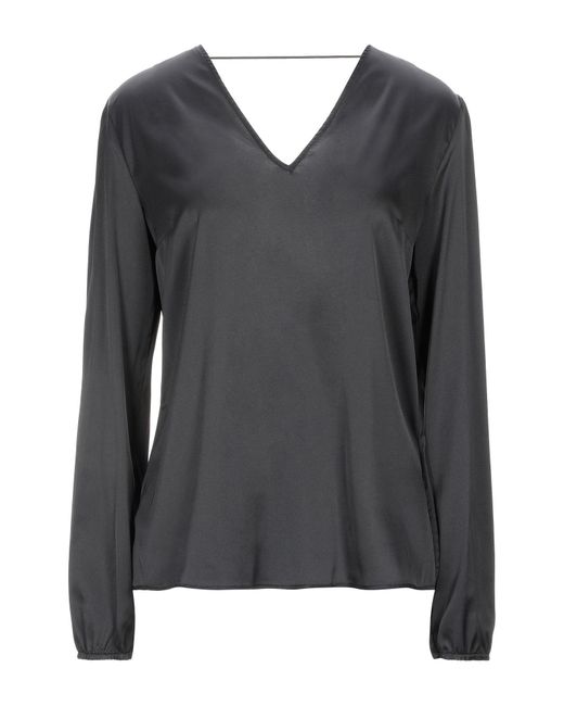 ..,merci Blusa da donna di colore nero ..,merci Blusa da donna di colore nero