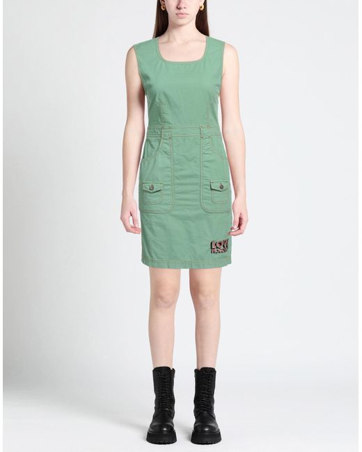 Love Moschino Green Mini Dress