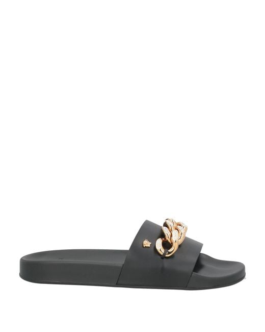 Versace Black Sandals