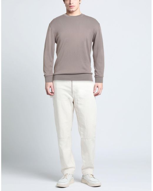 FILIPPO DE LAURENTIIS Gray Sweaters for men