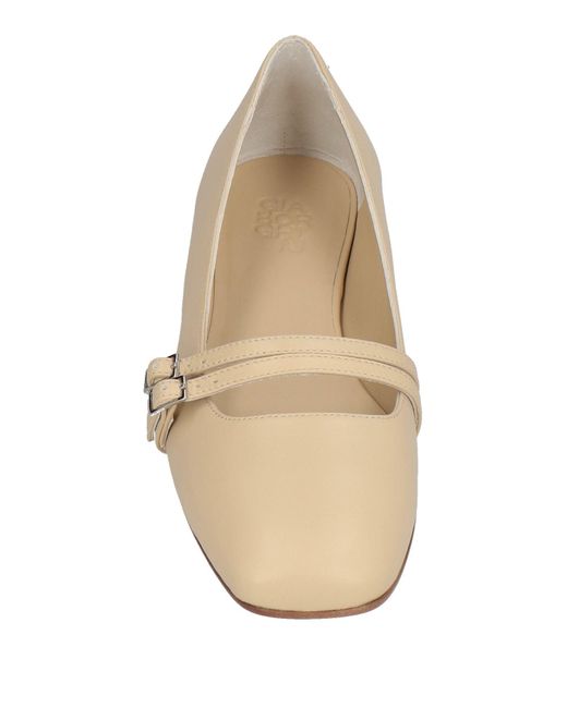 Gia Borghini Natural Ballet Flats