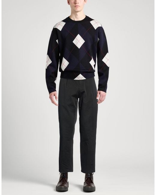 Siviglia Black Pants Cotton, Elastane for men