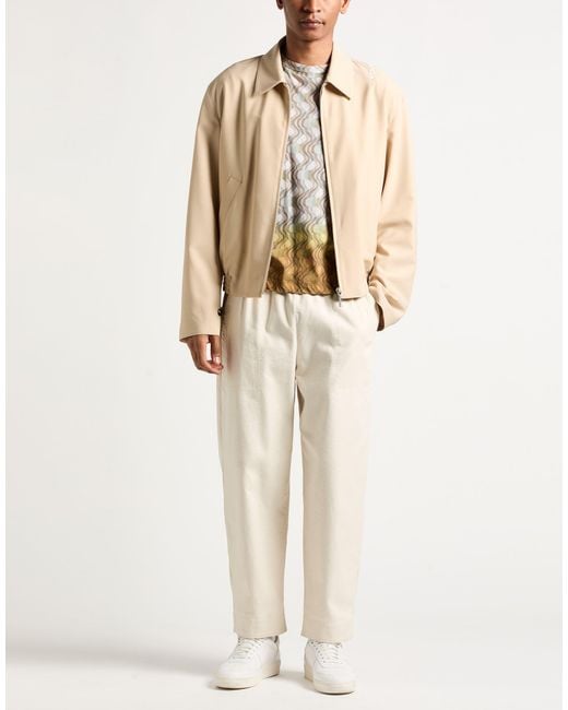 Marni Natural Jacket Polyester, Virgin Wool, Elastane for men