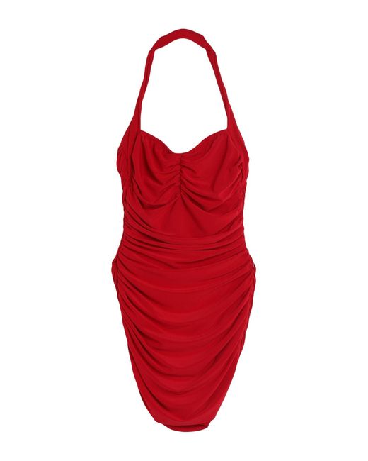 Norma Kamali Red Mini Dress
