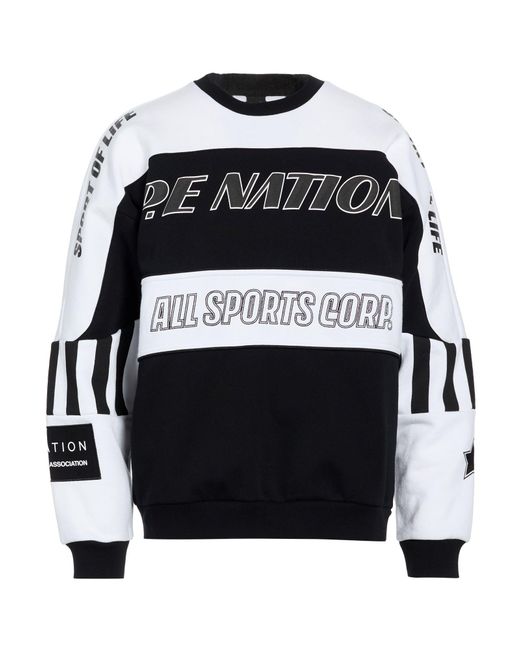 P.E Nation Black Sweatshirt for men