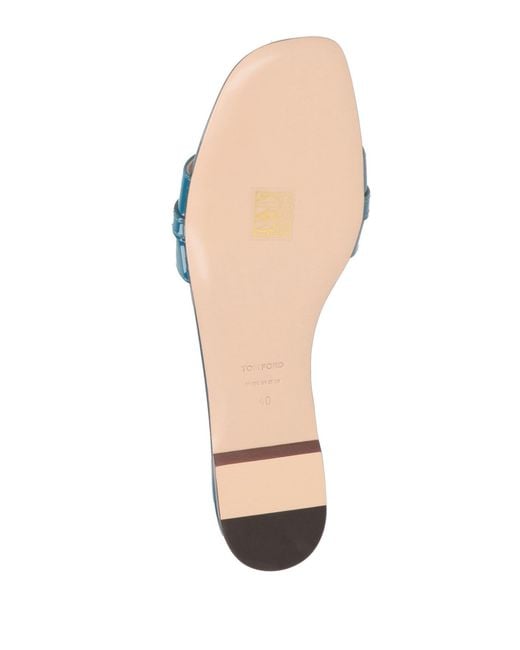 Tom Ford Blue Sandals