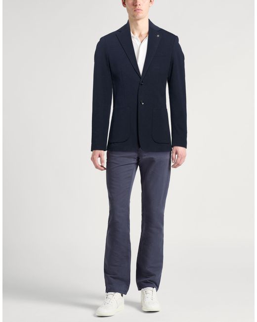 Officina 36 Blue Blazer for men
