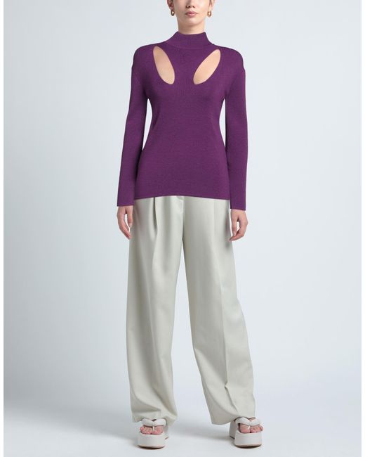 Cuello alto BCBGMAXAZRIA de color Purple