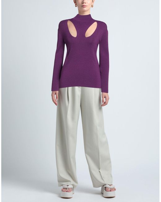 BCBGMAXAZRIA Purple Turtleneck
