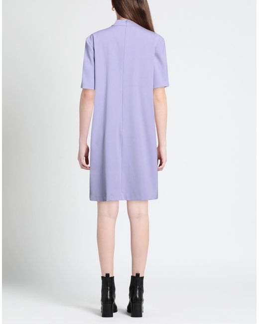Moschino Jeans Purple Mini-Kleid