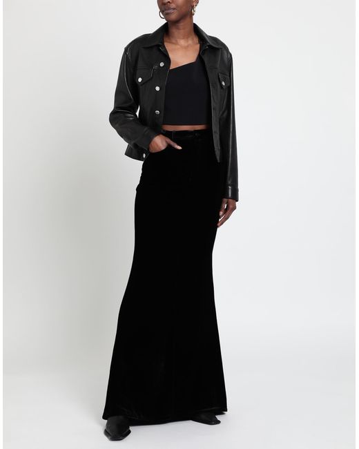 Saint Laurent Black Maxi Skirt