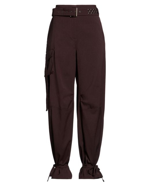 Aniye By Purple Pants Polyester, Viscose, Elastane