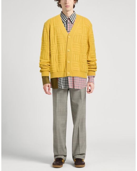 Ambush Yellow Cardigan for men