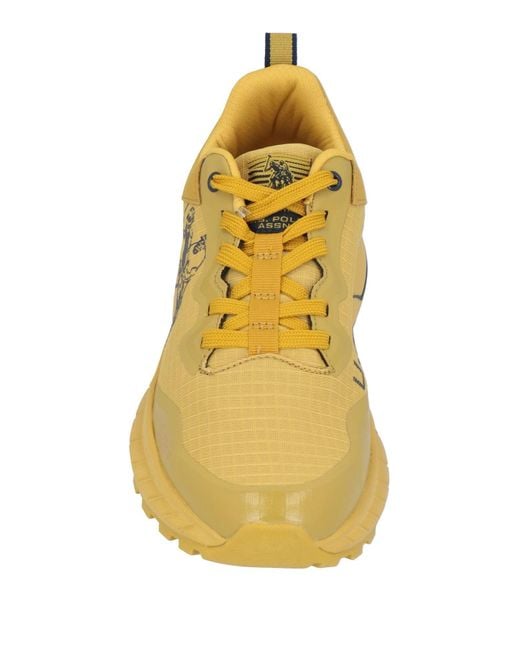 U.S. POLO ASSN. Yellow Trainers for men