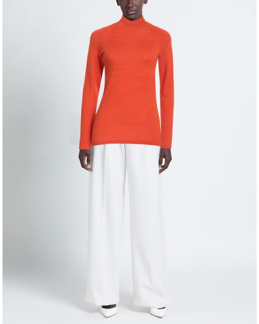 BCBGMAXAZRIA Red Turtleneck