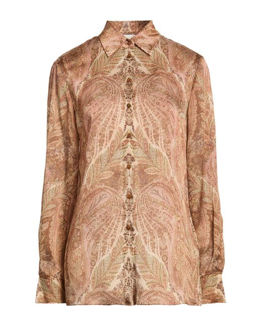 Zimmermann Brown Shirt